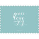 Colorful Peace Love and Joy Photo Cards Image 2 of 5